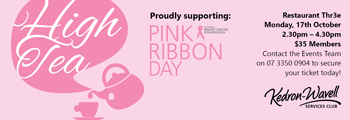 Kedron-Wavell Services Club Pink Ribbon Event
