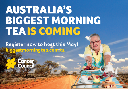 Australia’s Biggest Morning Tea is Coming